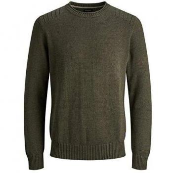 Maglia Jack & Jones Wales Uomo Verde Girocollo Misto Lana 12159268 S