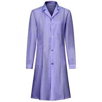 MISEMIYA - Bata Laboratorios Unisex Uniforme Laboral CLINICA Hospital Limpieza Ref:901 - M, Blanco