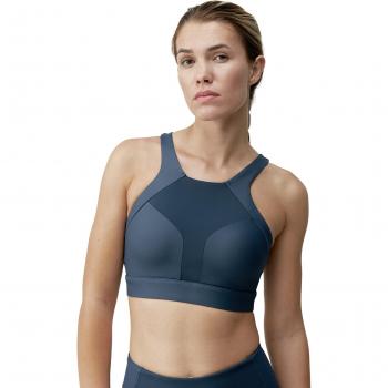 Top Deportivo Mujer Luana Born Living Yoga Azul Sailor - Soporte Medio-Alto - Talla L