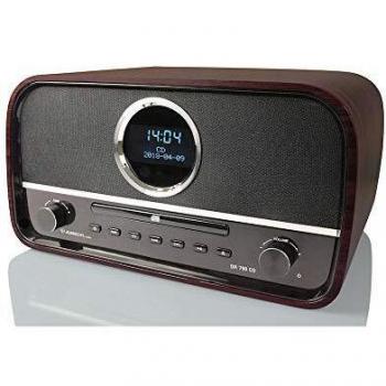 Radio Digital DAB+ con CD, Bluetooth y Madera Marrón Albrecht DR 790