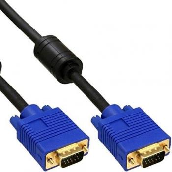 Cable S-VGA Premium InLine®, 15 pines HD Macho/Macho, negro, 1.5m
