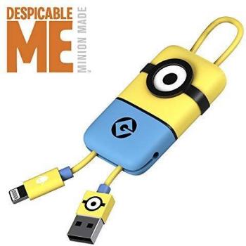 Minions 22cm MFi Certified Lightning Keychain Cable