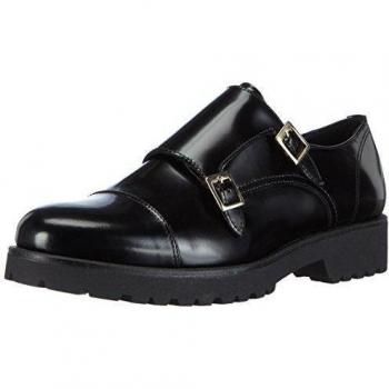 Samsonite NEW SOFIA LOW 1706 - zapatos con cordones de cuero mujer, color negro, talla 41