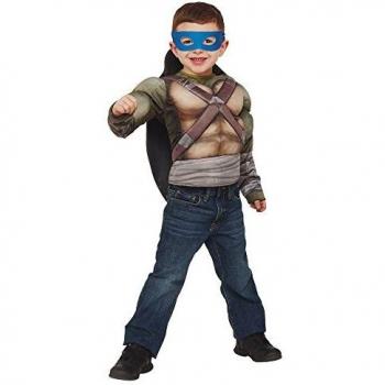 Disfraz de Tortuga Ninja para niños, Pecho musculoso en caja, infantil 5-6 años
