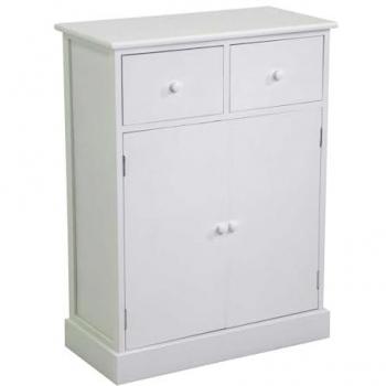Mueble Eleonora Blanco 2 Puertas + 2 Cajones 60x30x80 cm