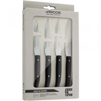 Cuchillo Chuletero Arcos Serie Steak Basics - Pack 4 uds