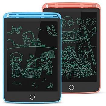 LCD Writing Tablet 2-Pack, Best Gift Doodle Drawing Board and Writing Board for Kids & Adults, eWriter Graphic Drawing Tablet Portable Doodle Pad for Office, School, Home