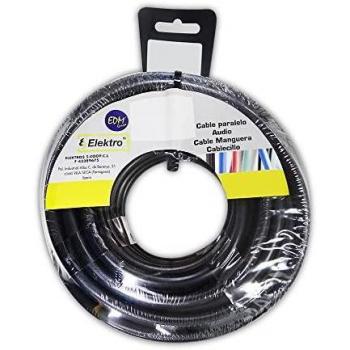 Carrete manguera acrílica 2x1mm 1000v negra 50m