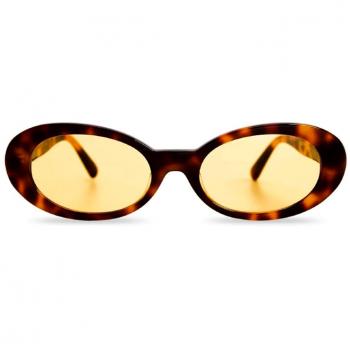 Messy Weekend KURT Tortoiseshell Yellow Women's Sunglasses Standard Size