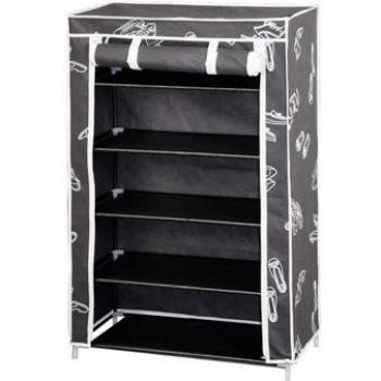 Kit Closet Zapatero Tela, 5 baldas, 4 Unidades