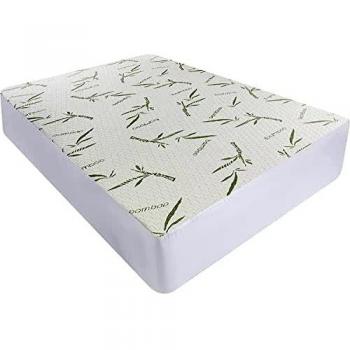 Utopia Bedding Impermeable Protector De Colchón De Bambú 180 x 200 x 30 cm, Funda De Colchón Premium, Transpirable, Estilo Ajustado Todo Elástico