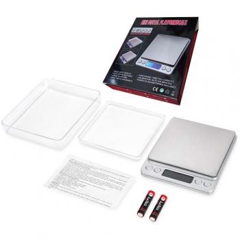 Báscula Digital con dos Tazones Removibles para Cocina de Alta Medición Precisa, Balanza Electrónica Digital para Cocina