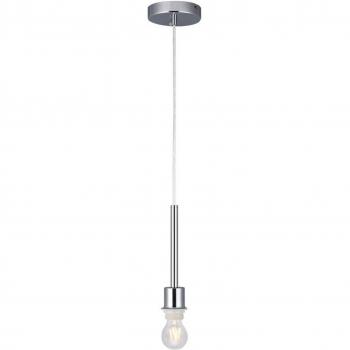 Plafón de techo Baymont cromo brillo 1 bombilla 28cm E27