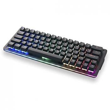 Teclado Mecánico Gaming Mountain Everest 60% RGB, Switch Linear 45 Speed, PBT Doble Inyección, Hot-Swap, USB-C