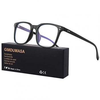 GIMDUMASA Gafas con Filtro de luz Azul bloqueo de luz azul Gafas con Filtro Anti Luz Azul para Ordenador Anti-reflejantes para Hombre y Mujer