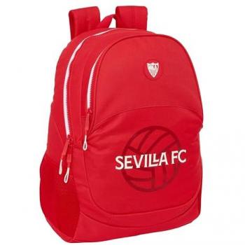 Mochila Adaptable Sevilla FC 32x44x16cm, Producto Oficial, Ideal para Niños de Diferentes Edades, Cómoda y Versátil, Calidad y Resistencia, Color Rojo