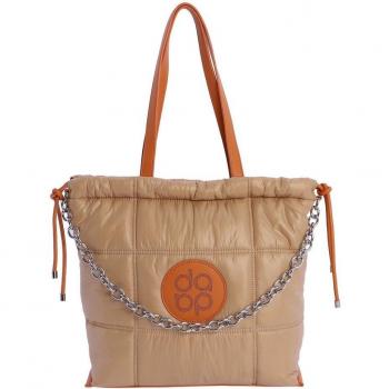Bolso de hombro Alessandra naranja con cremallera