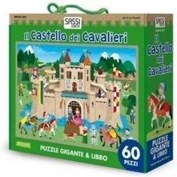 Manolito Books-9789461887450 Libro con Puzzle Castillo caballero27x23, Multicolor