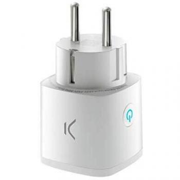 Enchufe KSIX Mini, 1 Toma de Corriente, Conexión inalámbrica por Wi-Fi, App