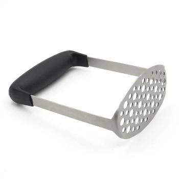 Decdeal - Prensa Patatas Verduras para Puré, Acero Inoxidable, Manija Antideslizante