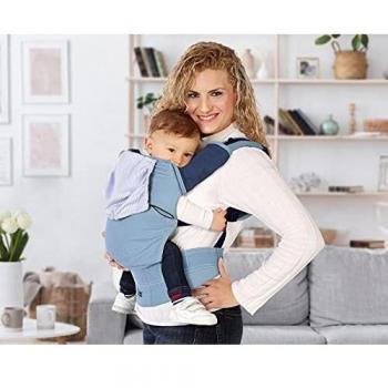 Kiokids Mochila Portabebés Ergonómica Multiposiciones Ajustable De Porteo En Algodón Transpirable