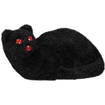 Figura Decorativa de Gato Negro, 23 cm