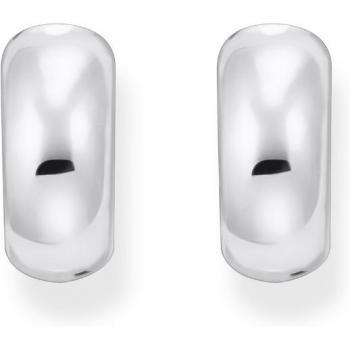 Thomas Sabo Small Chunky Hoop Earrings in 925 Sterling Silver