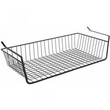 Cesta suspendida universal de metal negro - 56 x 26 x H 14 cm