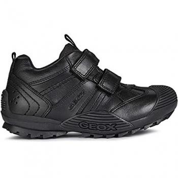 Sneaker Geox Colegial J Savage J0424A Negro Niño, tipo: calzado deportivo, características: color negro, diseño colegial, adecuado para niños