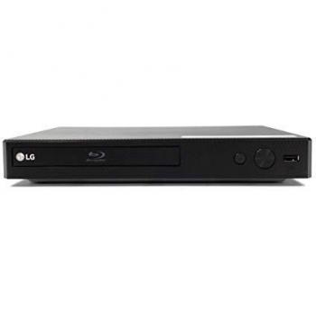 LG BP250 Blu-Ray and DVD Disc Player with Full HD Up-scaling, External HDD Playback, Multiregion, HDMI, DivX Compatible - Black (Includes Remote Control & Power Adaptor)