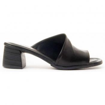 Sandalia De Piel Para Mujer WIKERS BALI 83690 Negro