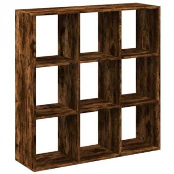 Librería Divisoria Madera Roble Ahumado 102x29x103,5 cm Marrón