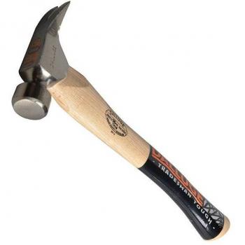 Vaughan DTH16C Trim Hammer Plain Face Curved Handle 450g (16oz)