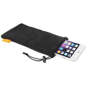 Funda Calcetín de Malla Nylon con Cierre Seguridad para AORO A10 (2022) - Negra