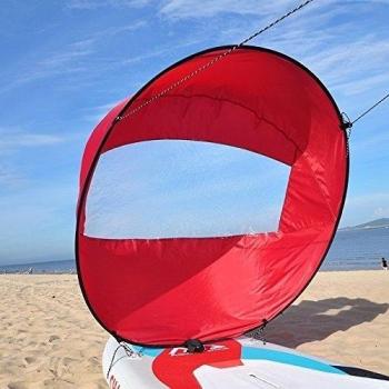 Huya Force 42 kayak remo vela Scout paleta de viento, Kit de vela instantánea canoa, remos de viento doble vela