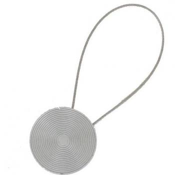 Abrazadera de Metal Imantada Mandala PM - Plata