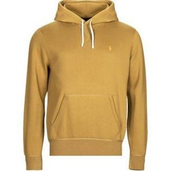 Polo Ralph Lauren Men's Classic Popover Hoody Sweatshirt in Beige, Size Small
