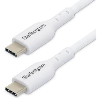 StarTech 3m White USB-C Charging Cable with 60W Power Delivery and USB 2.0 Data Transfer