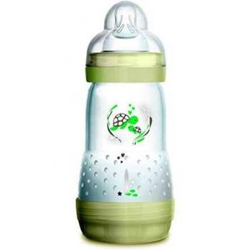 Biberón Mam Easy Start 260 ml Neutro Anticólico con Tetina de Silicona SkinSoft™ 2+ Meses