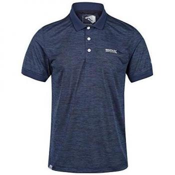 Regatta Remex II-Polo Deportivo De Secado Rápido T-Shirts/Polos/Vests, Hombre, Dark Denim, XL