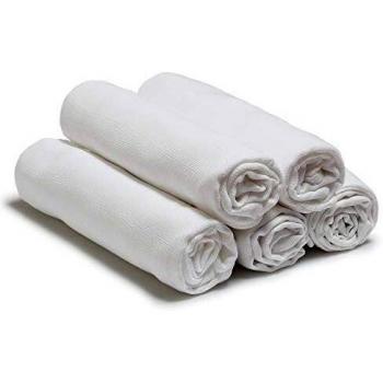 Niimo Muselina Bebe Algodon 80x80 cm 10 Piezas en 100% Algodón Suave Manta Abrigo Multifuncional Cuadrados para Niños Nacido Toalla de Bebé