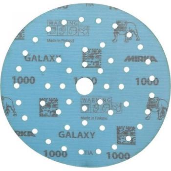 Disco Abrasivo GALAXY Grip Multifit 150 mm Grano 1000 - Caja de 50 Piezas para Madera, Metal, Pintura y Plástico - MIRKA