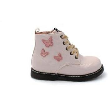 Garvalin Botas para Niña 241340 Charol Rosa con cierre de cordones y cremallera, talla 30 EU