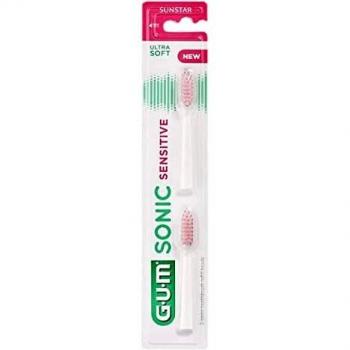 Gum Sonic Sensitive Ultra Soft Toothbrush Refill Pack (2 Units)