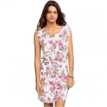 Vestido de Mujer Roxy Surfs Up con Estampado Floral y Detalle de Encaje