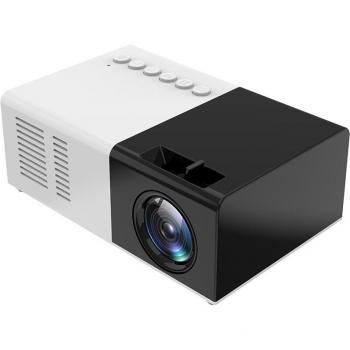 Mini proyector J9 HD portátil para cine en casa, soporte 1080P, AV, USB, tarjeta Micro SD, enchufe EU y US