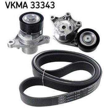Juego de correas trapeciales poli V SKF VKMA 33343