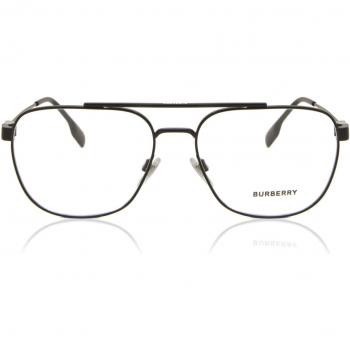 Burberry BE1377 MICHAEL Asian Fit 1001 Armazones para Hombre Negros, Lentes Recetados Para Hombre Negros, Ajuste Asiático Gafas Recetadas para Hombre Negras