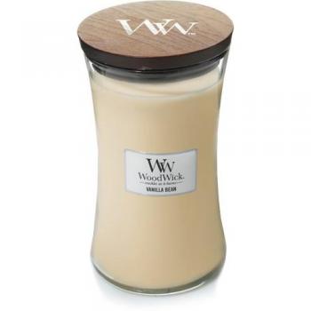Vela Aromática Grande WoodWick Aroma Vainilla 610 g con Mecha de Madera
