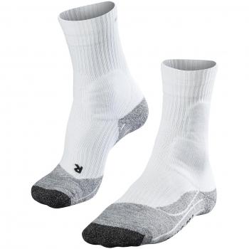 Falke TE 2 Tennis Socks Men White, Size: 44-45, Ergonomic Cushioned, Medium Volume, 1 Pair